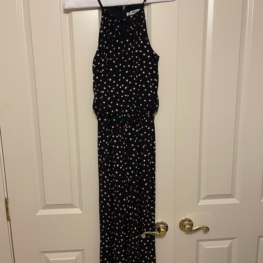 Black Polka Dot Jumpsuit